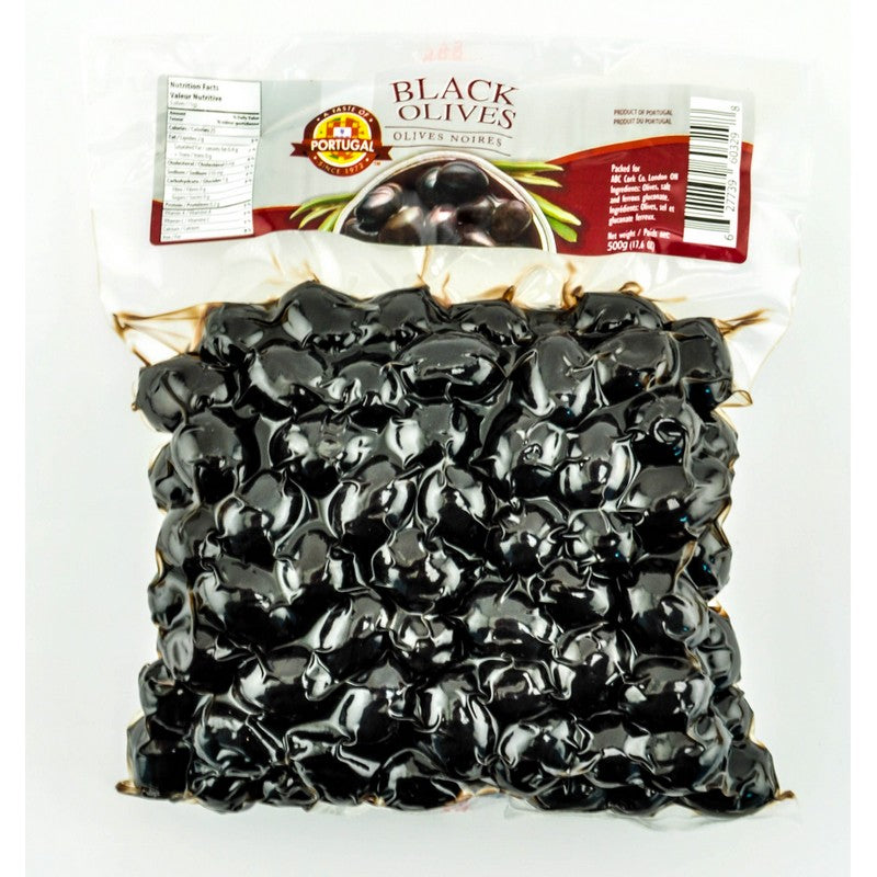 Taste of Portugal - Black Olives 500gr Bag