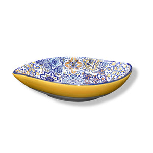 Azulejo Leaf Shaped Bowl 8in