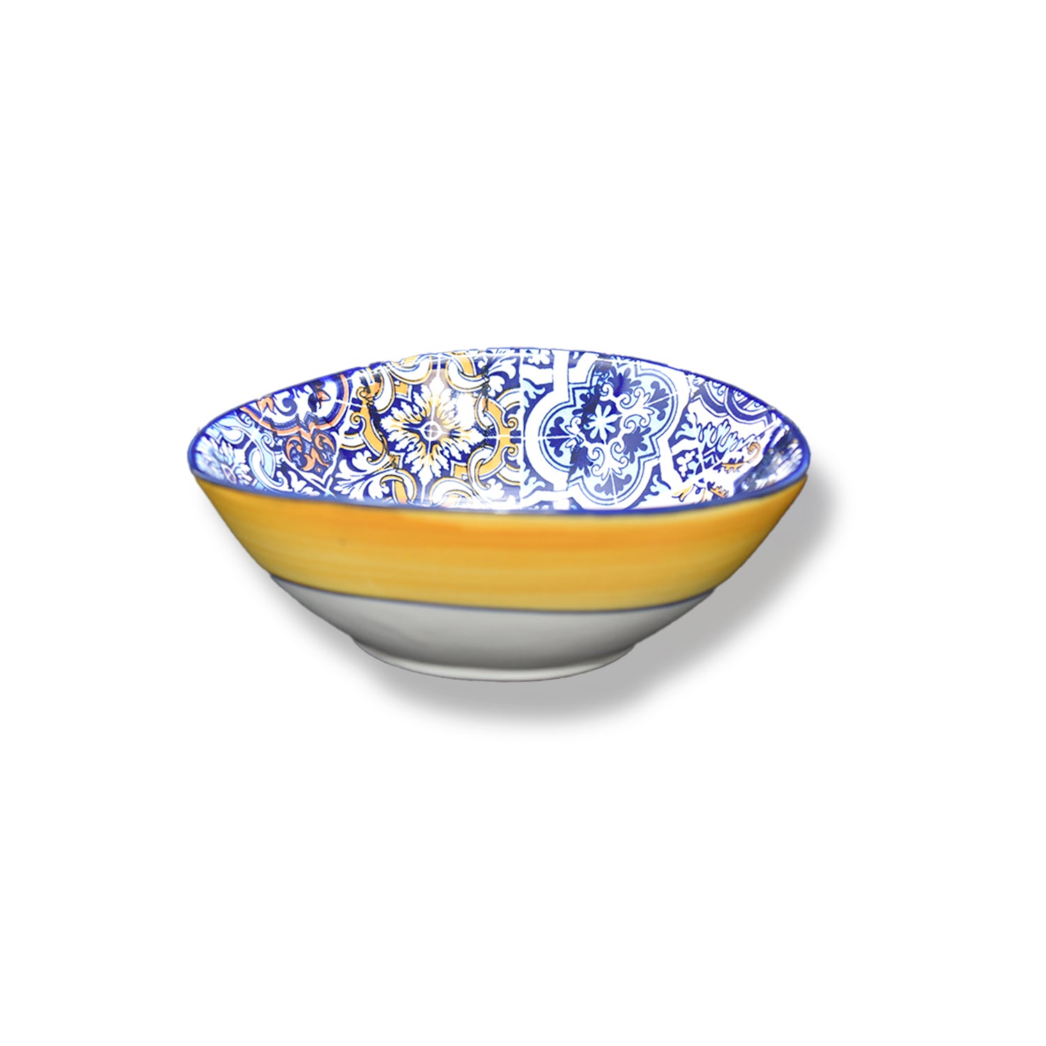 Azulejo Small Oval Bowl 4.75in