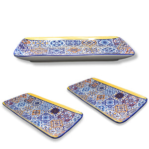 Azulejo Rectangular Tray 11.5in