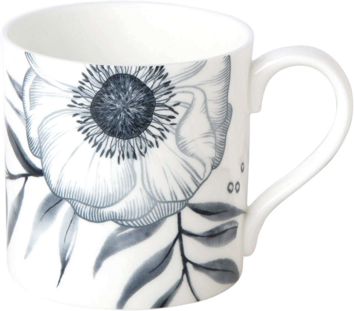 Holly Flower Bone China Mug 375ml