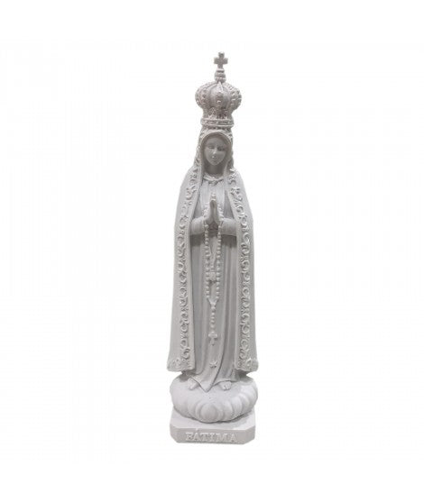 White Resin Lady of Fatima Statue
