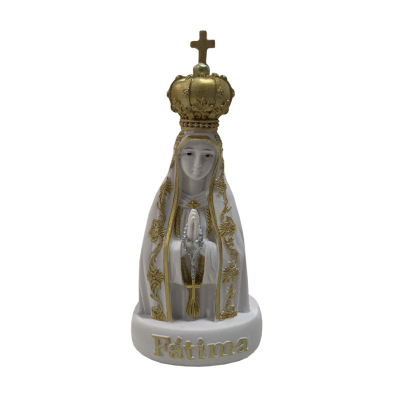 White Resin Lady of Fatima Bust