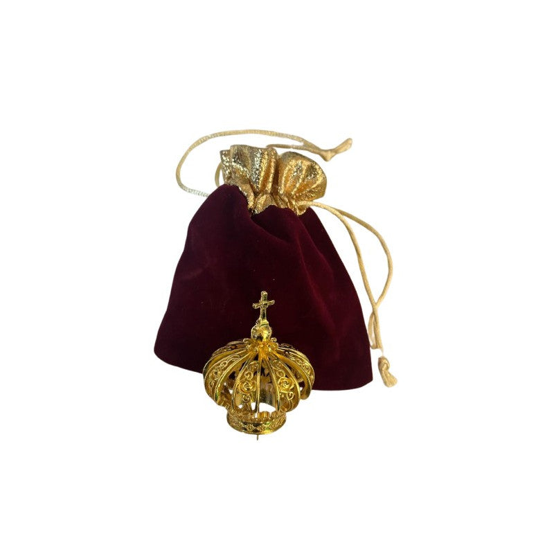 Lady of Fatima Crown in Velour Bag