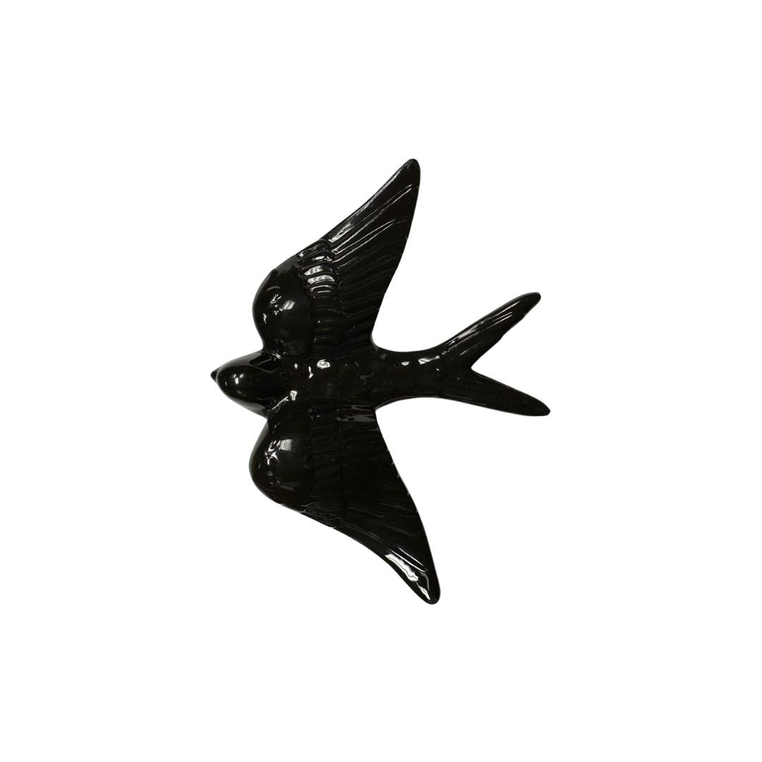 Ceramic Swallow (Andorinha) 5.5" Black
