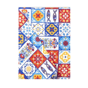 Multi-Colour Azulejo Kitchen Towel