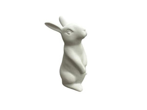 White Matte Standing Bunny 5.5"