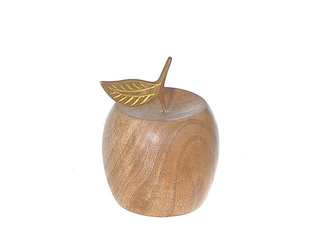 Mango Wood Decorative Apple