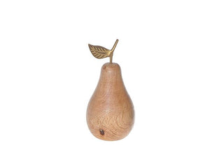 Mango Wood Decorative Pear