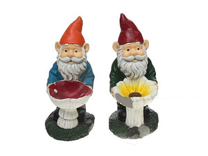 Colorful Garden Gnomes 8" Set of 2