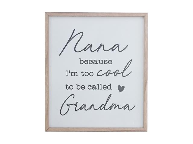 Grandma Framed Wood Sign