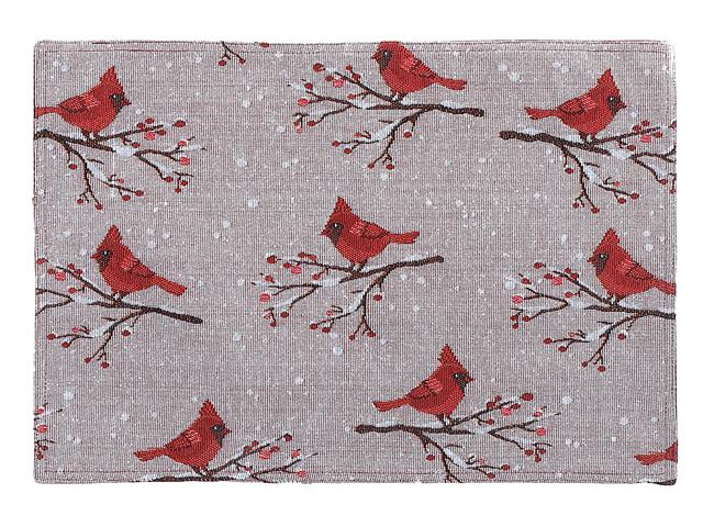 Multi Cardinal Tapestry Placemat Set of 4