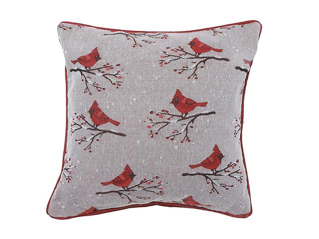 Multi Cardinal Tapestry Cushion