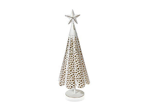 Filigree Gold and White Metal Tree