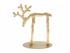 Long Legged Gold Metal Deer