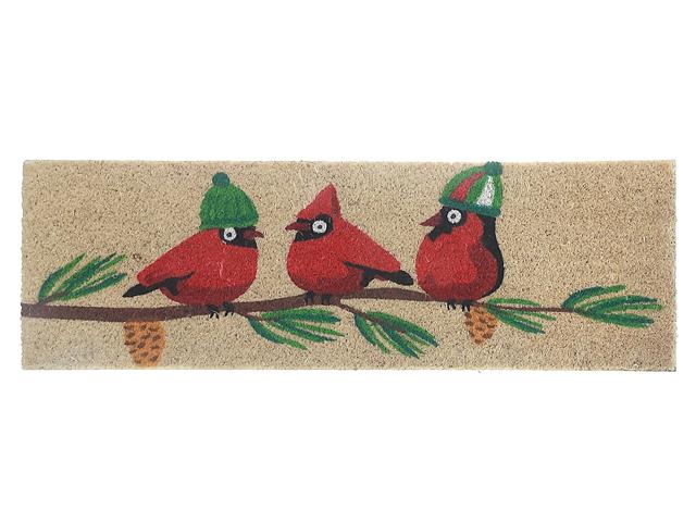 Triple Cardinal Coir Door Mat