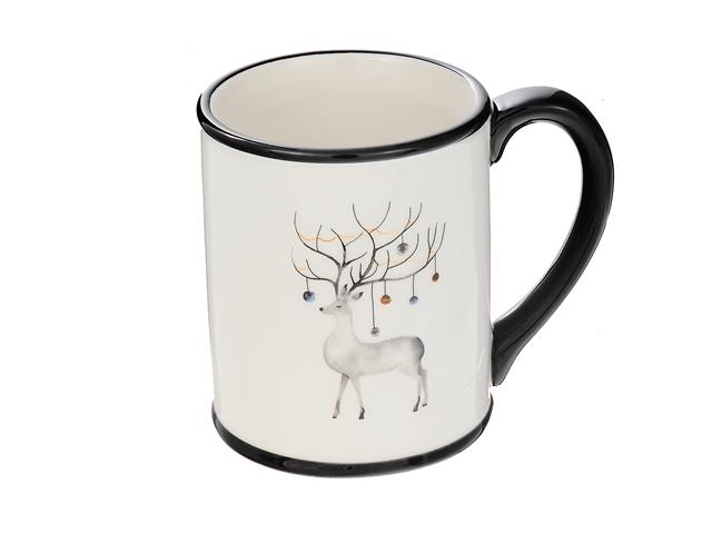 14oz. Ceramic Mug - Reindeer