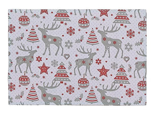 Reindeer Cotton Placemat Set of 6