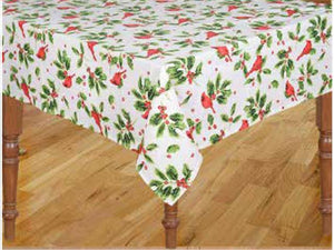 Cardinal Cotton Tablecloth