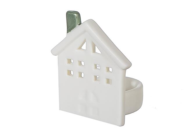 Ceramic House Tea Light Holder