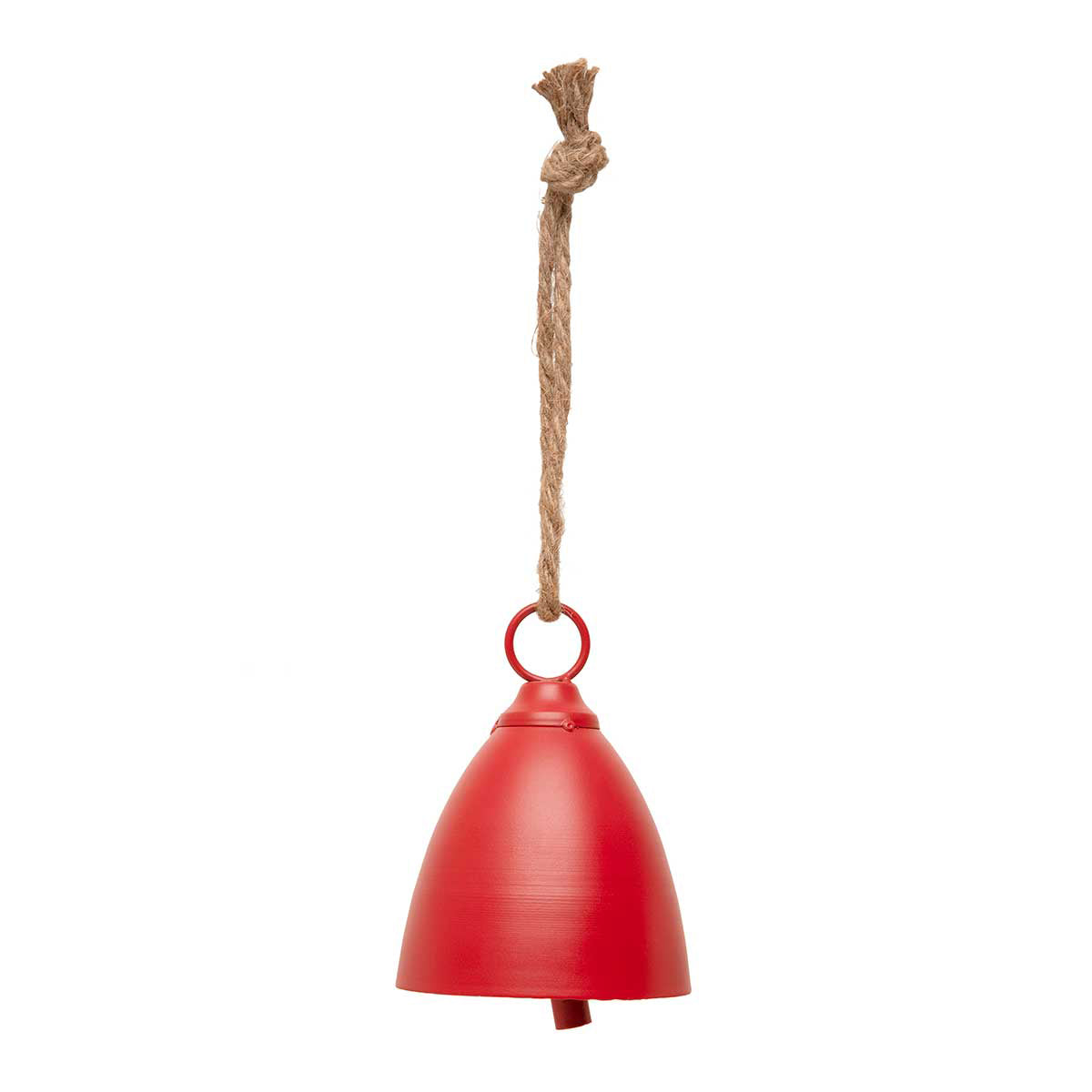 Red Matte Metal Dome Bell 5.25"