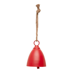 Red Matte Metal Dome Bell 5.25"