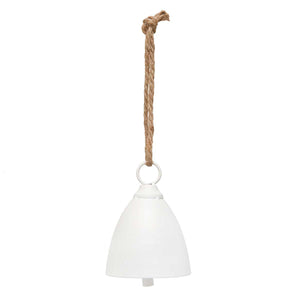 White Matte Metal Dome Bell 5.25"