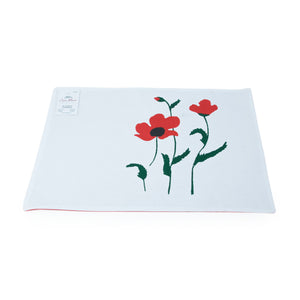 Poppy Cotton Placemat 13x19in