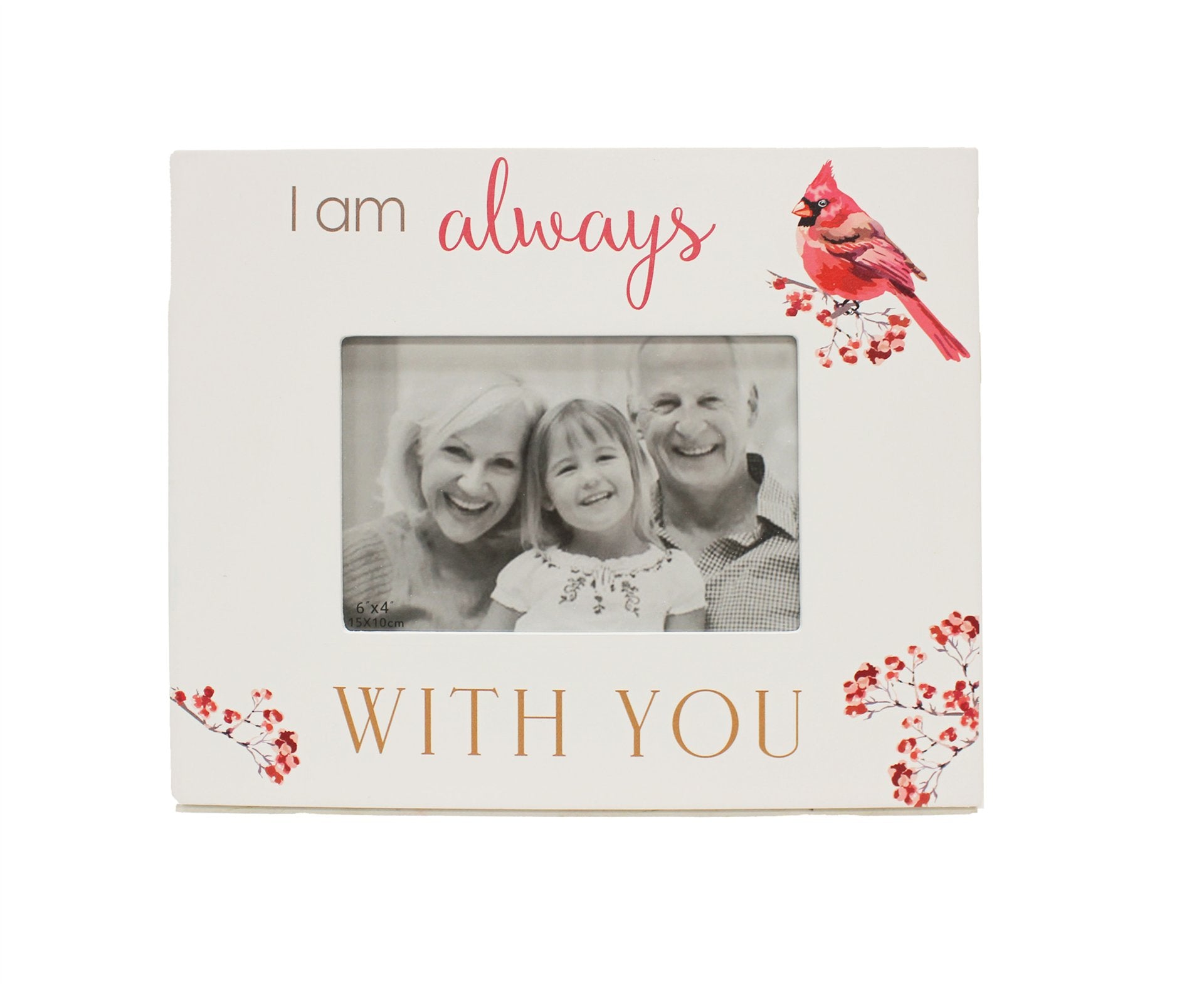 I Am Always With You Cardinal Photo Frame