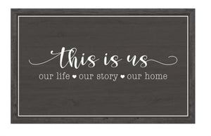 This Is Us Wood Wall Plaque