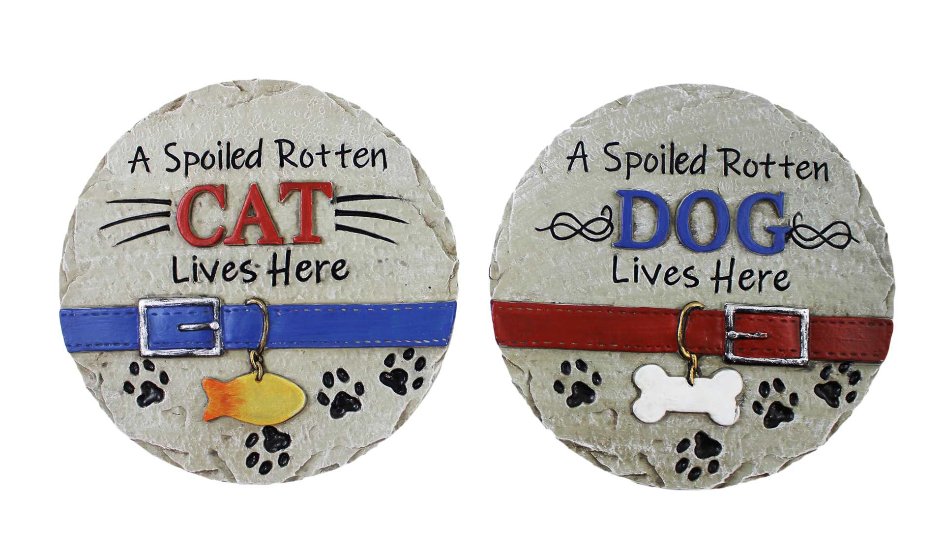 Spoiled Rotten Cat Or Dog Garden Stepping Stone