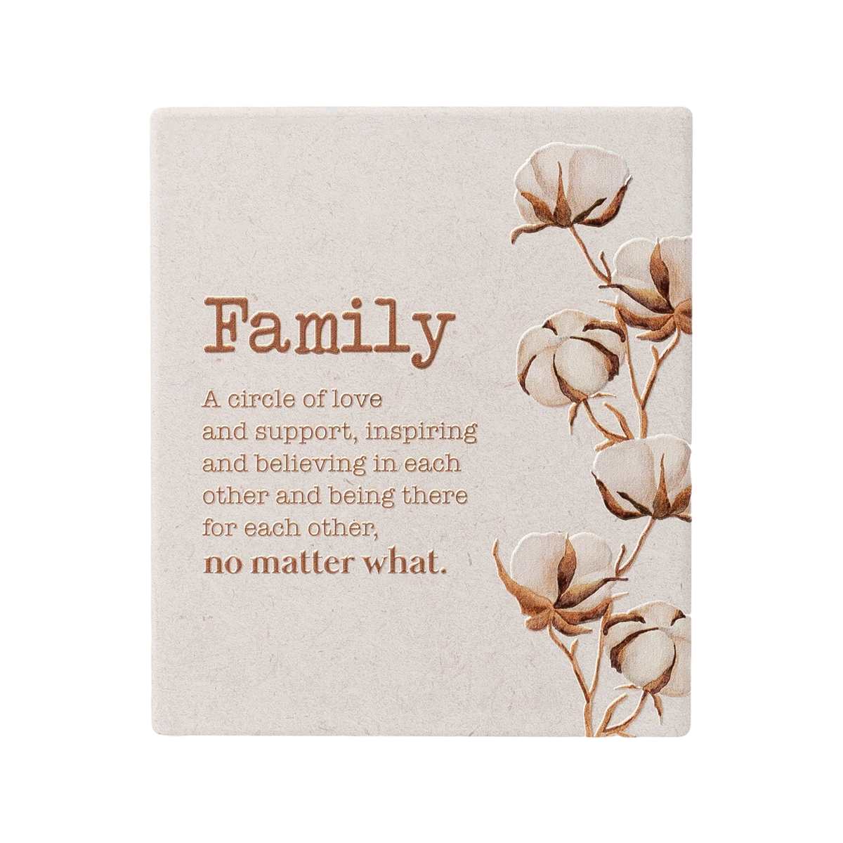 Ceramic Family Verse Plaque