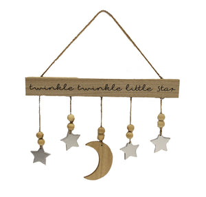 Twinkle Star MDF Hanging Wall Plaque