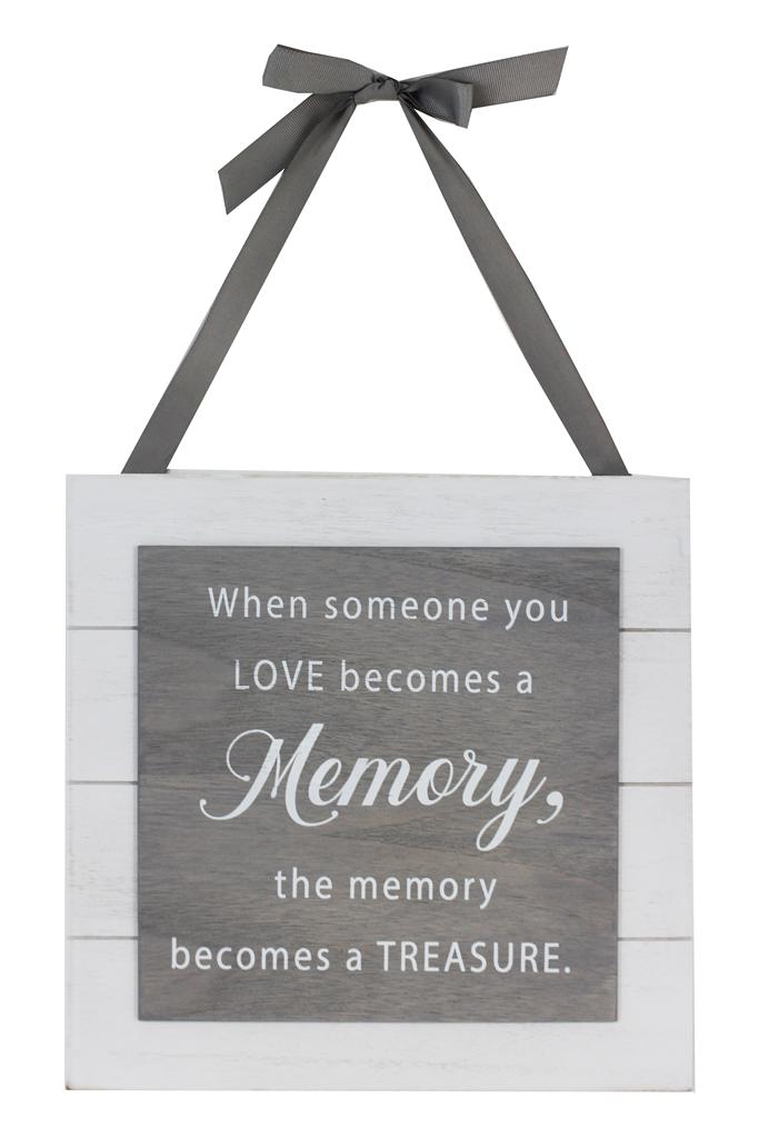 Memorial MDF Hanging Wall Plaque