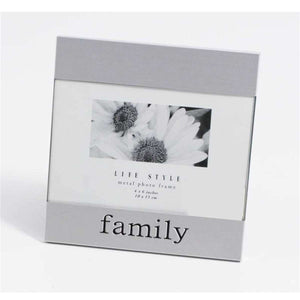 Family Aluminum Photo Frame