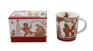 Gingerbread Porcelain Mug with Matching Box