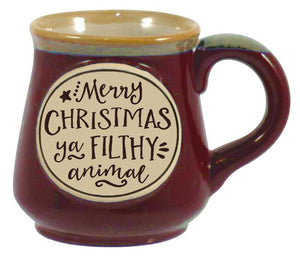 Stoneware Mug 16oz. - Merry Christmas You Filthy Animal