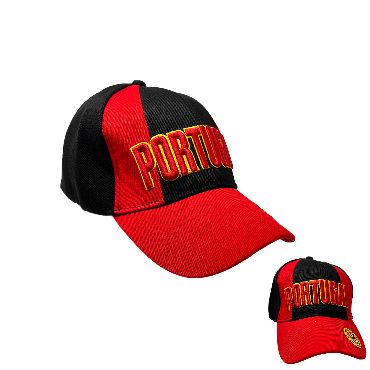 Portugal Hat With Black Stripe