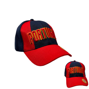 Portugal Hat With Blue Stripe