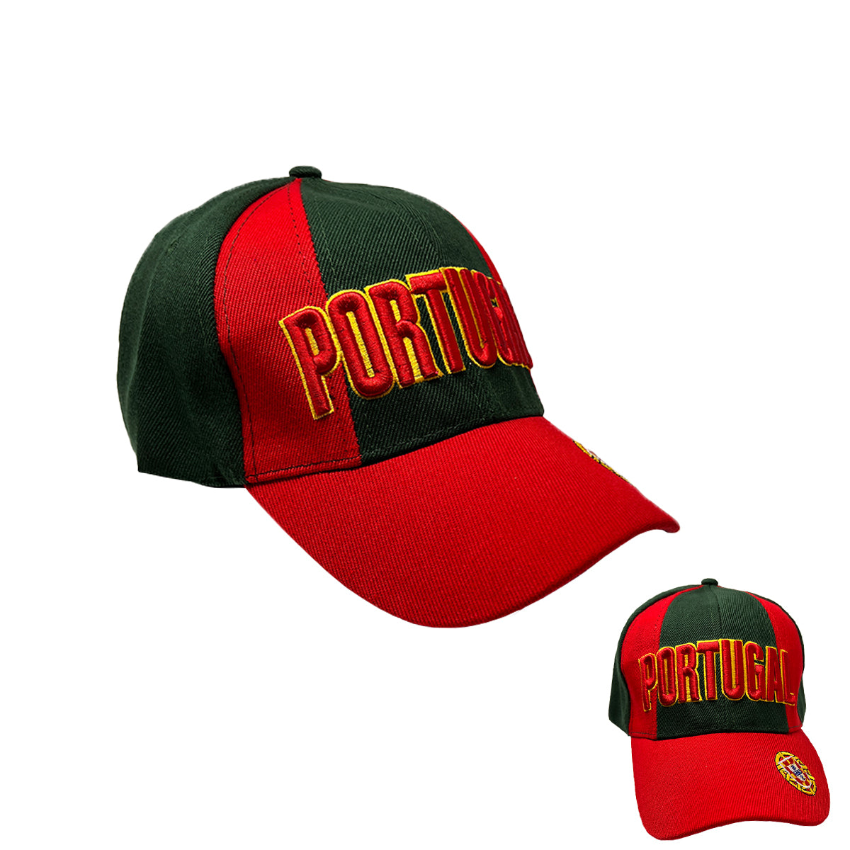 Portugal Hat With Green Stripe