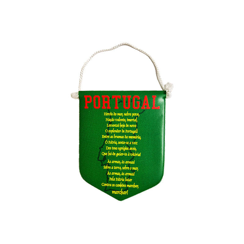 Portugal Anthem Mini Banner 3.75x4.75in