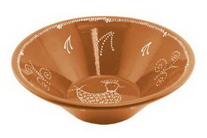 Traditional Clay Serving Bowl