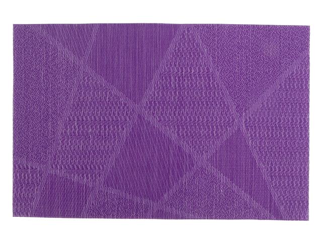 Electrify Vinyl Placemat 12x18" Purple Set of 6