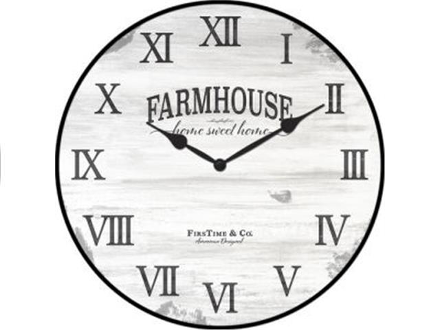 Firstime Farmhouse Home Clock 20"