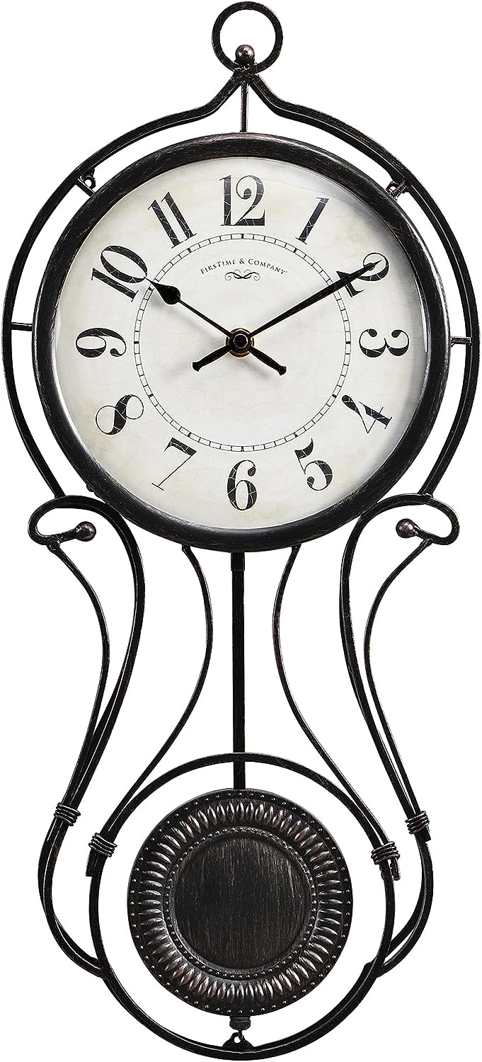 Firstime Harwick Pendulum Wall Clock 20"