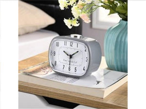 Firstime Satin Gray Pax Alarm Clock