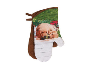 Oven Mitts - Dogs Chewing Ball (Set of 2)