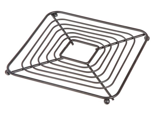 Black Metal Square Trivet