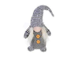 Grey Gnome Plush Sitter