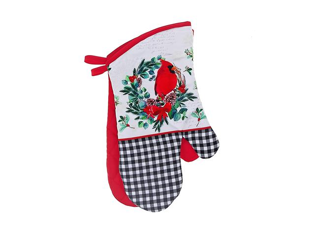 Oven Mitts - Cardinal Wreath (Set of 2)
